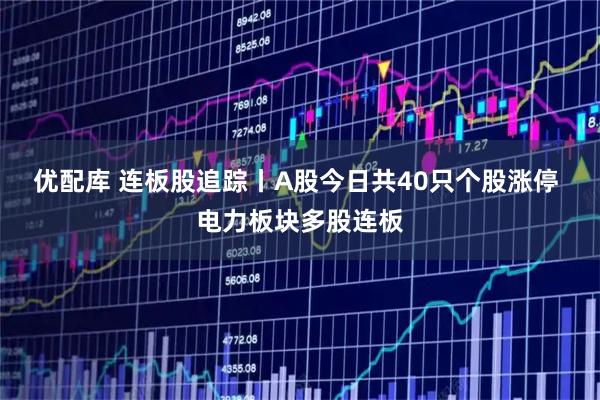 优配库 连板股追踪丨A股今日共40只个股涨停 电力板块多股连板