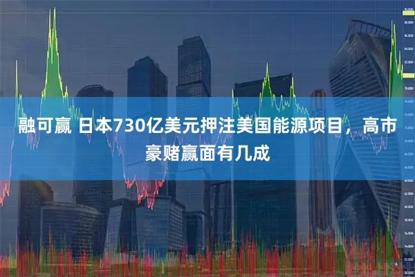 融可赢 日本730亿美元押注美国能源项目，高市豪赌赢面有几成